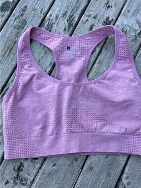 Seamless Racerback Sports Bra - Dusty Pink
